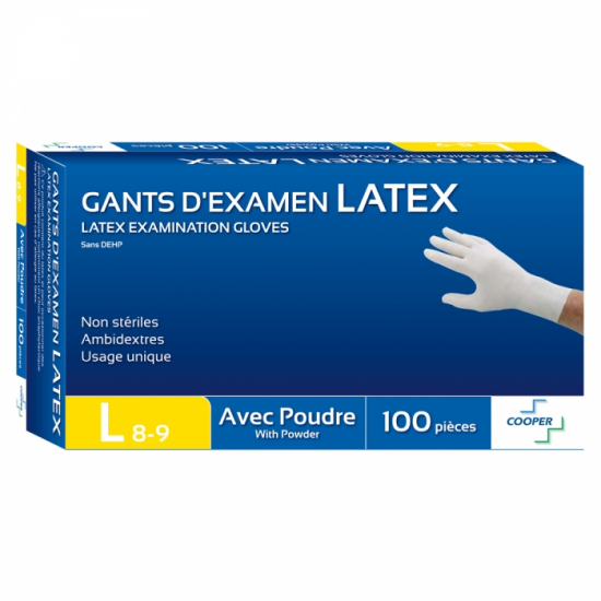Gants latex EMILABO - 100...